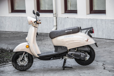 Ретро Скутер Wels VERDЕ 50cc(80) 4т