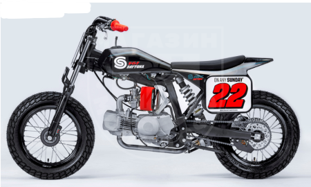TBOLTUSA SUNDAY MOTORS - 2022 S-125 FLAT TRACKER red