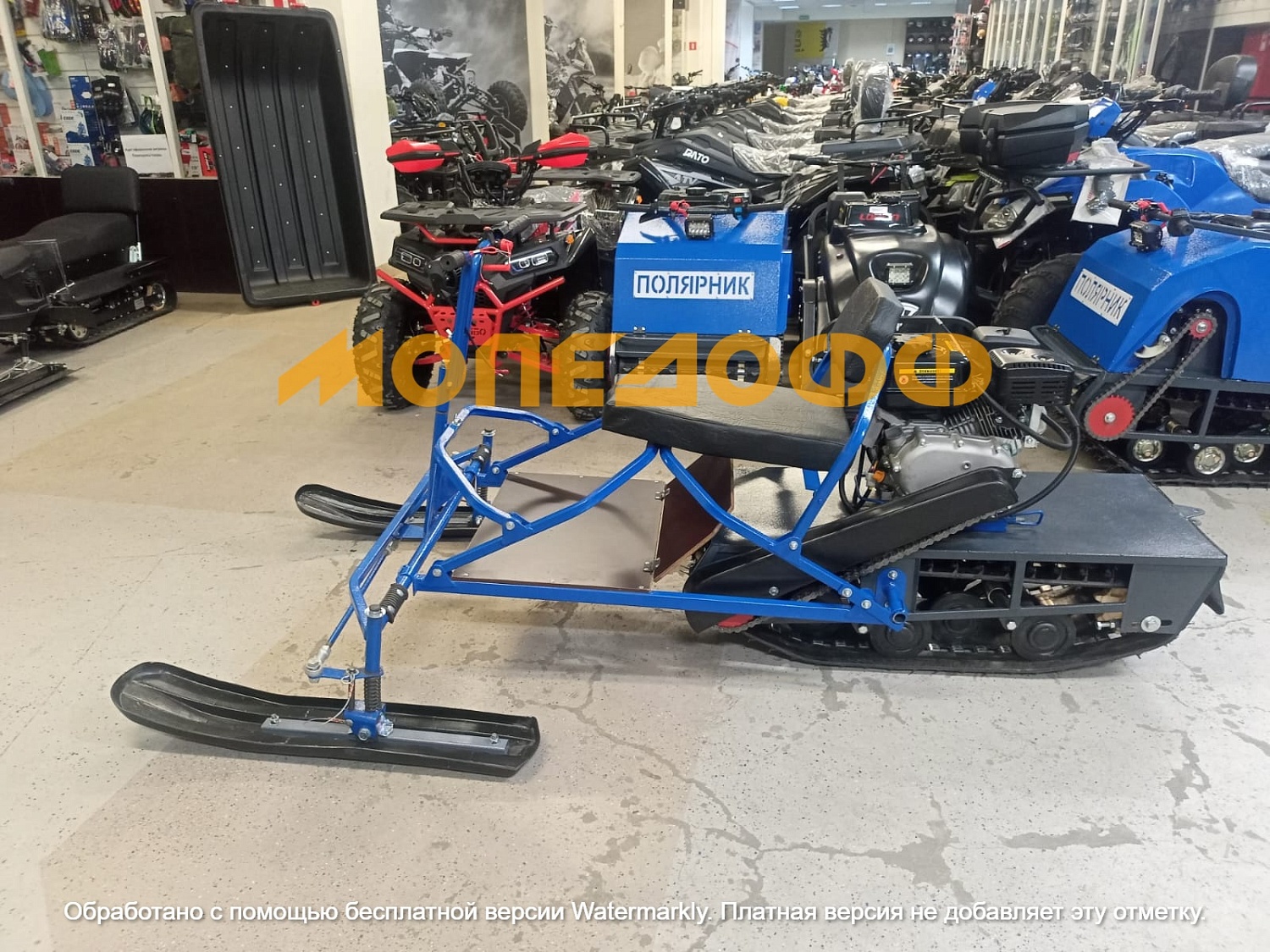 Снегоходы - Трансформеры Миниснегоход Полярник 8 Led Lifan