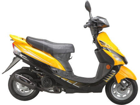 RACER Скутер Racer Meteor RC50QT-3 Yellow
