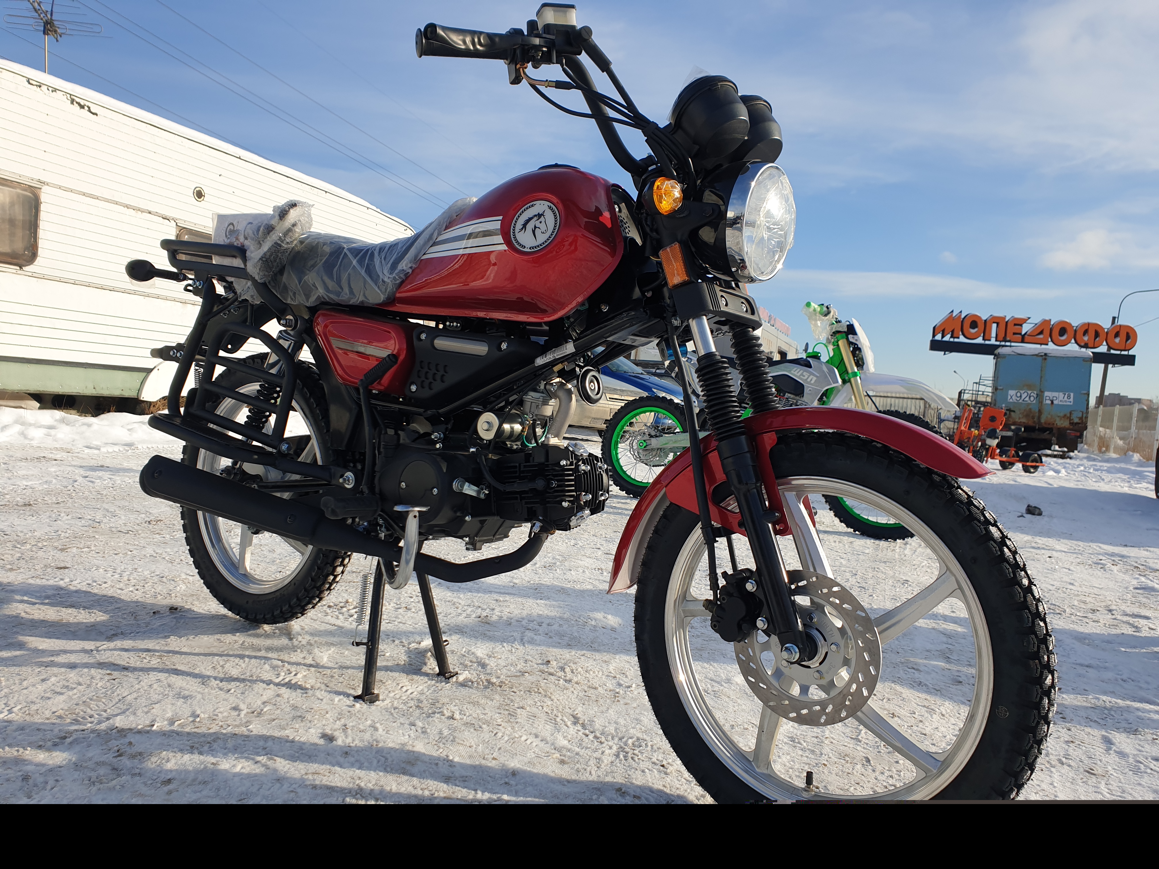 MM Мопед COLT Alloy red 110(50)