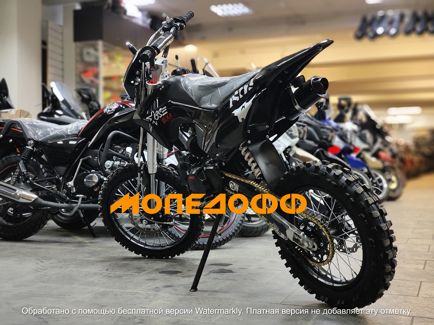 BSE Питбайк BSE EXA Black 125 (МКПП)