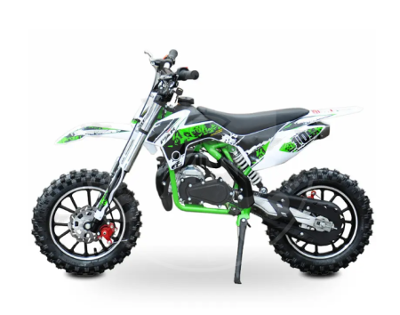 TBOLTUSA Питбайк HIGHPER DB710 2T 49CC 14/12 Green