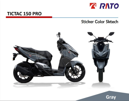 RATO Скутер RATO Tictac 150 Pro Grey