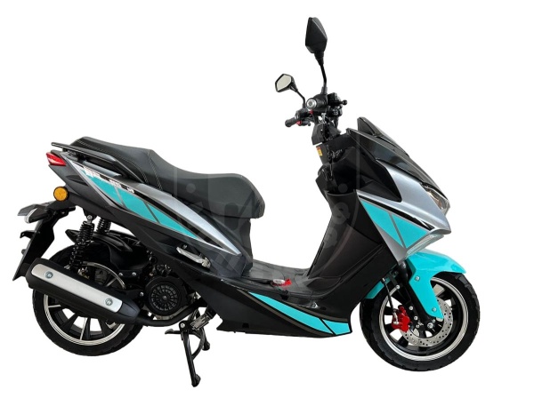 NEXUS МаксиСкутер ARC 50(125)сс 4т чёрноголубой