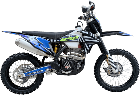 BSE Мотоцикл BSE T8 Blue Twister