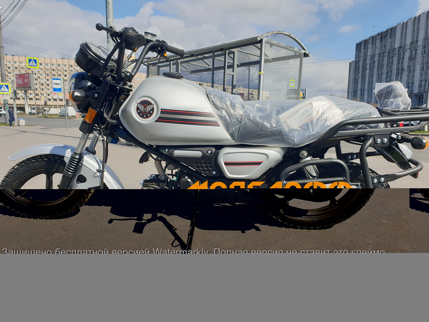 MM Мопед COLT Alloy silver 110(50)