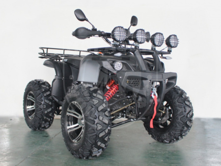 AVANTIS КВАДРОЦИКЛ GREENCAMEL SAHARA A125 4X4 (72V 4000W R12 ALUM ДИФФЕРЕНЦИАЛ) Черный