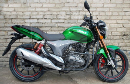 STELS Мотоцикл STELS Flame 200 зеленый