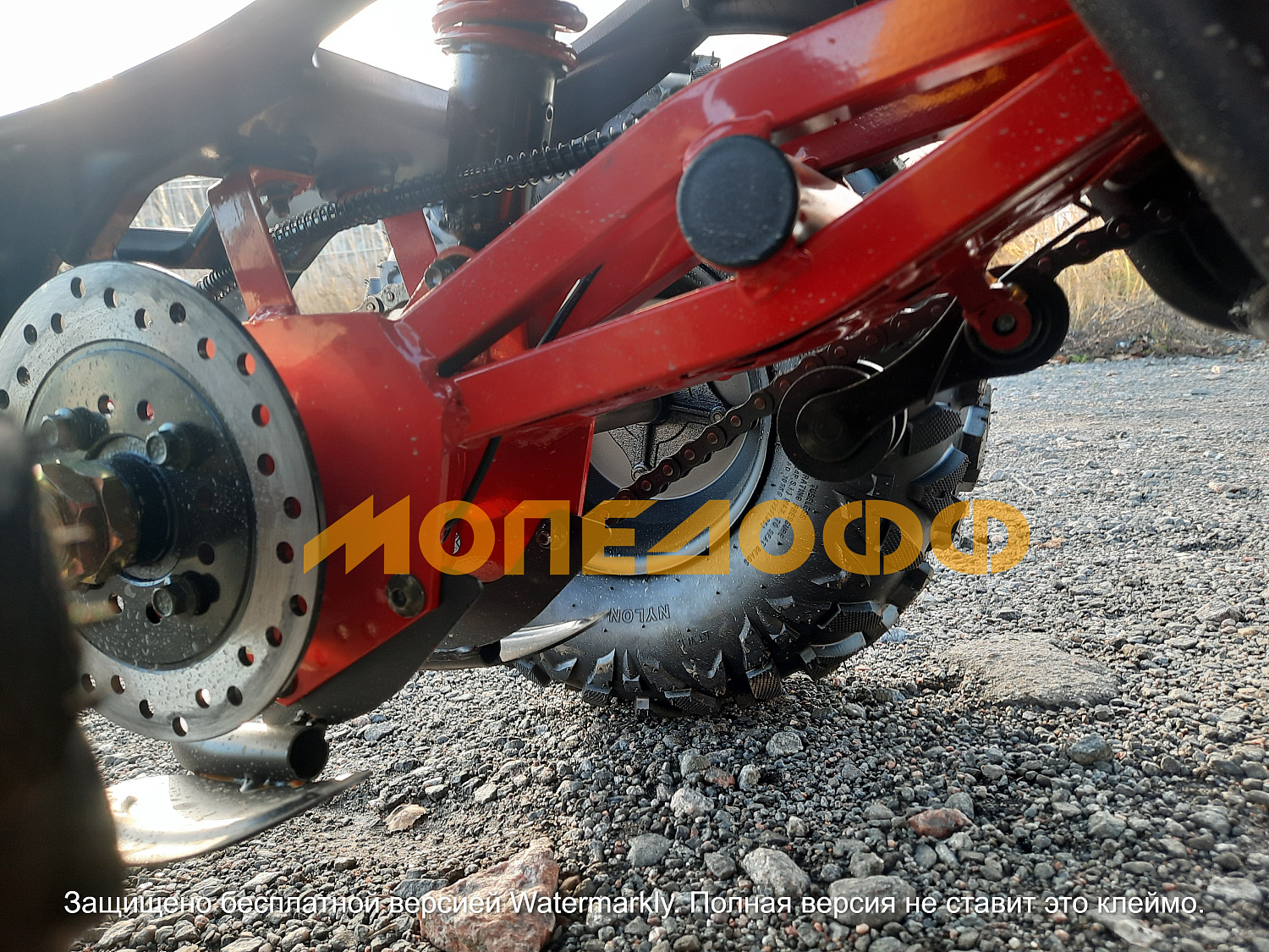 HIGHPER Машинокомплект HIGHPER Sahara ATV125 red