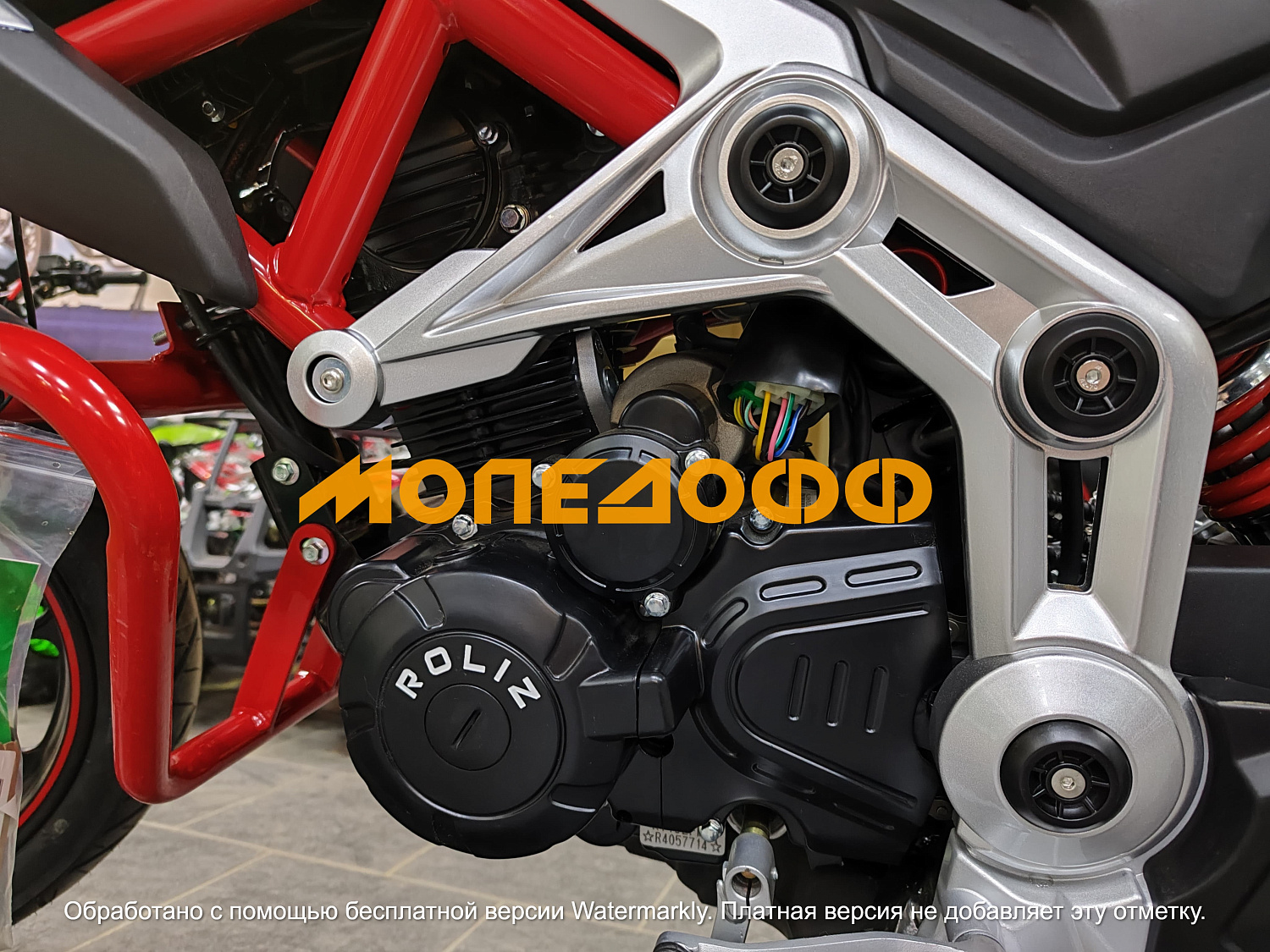 Roliz Мотоцикл Roliz Spider red