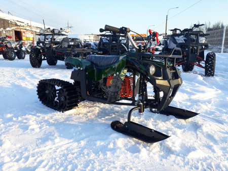 Снегоходы - Трансформеры Миниснегоход  Mini Grizlik Snow 63cc 2т