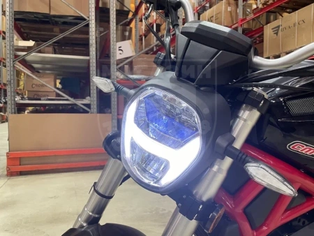 VMC Мопед VMC Monster 125 (49)  черный матовый