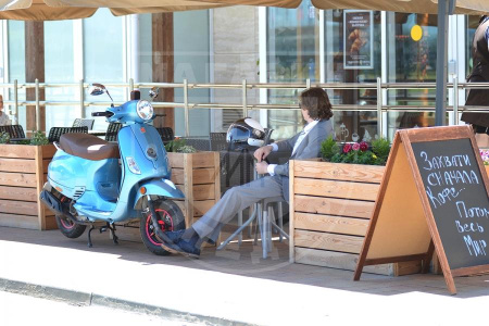 MOTO ITALY Скутер ретро PREMIERA 50 красный