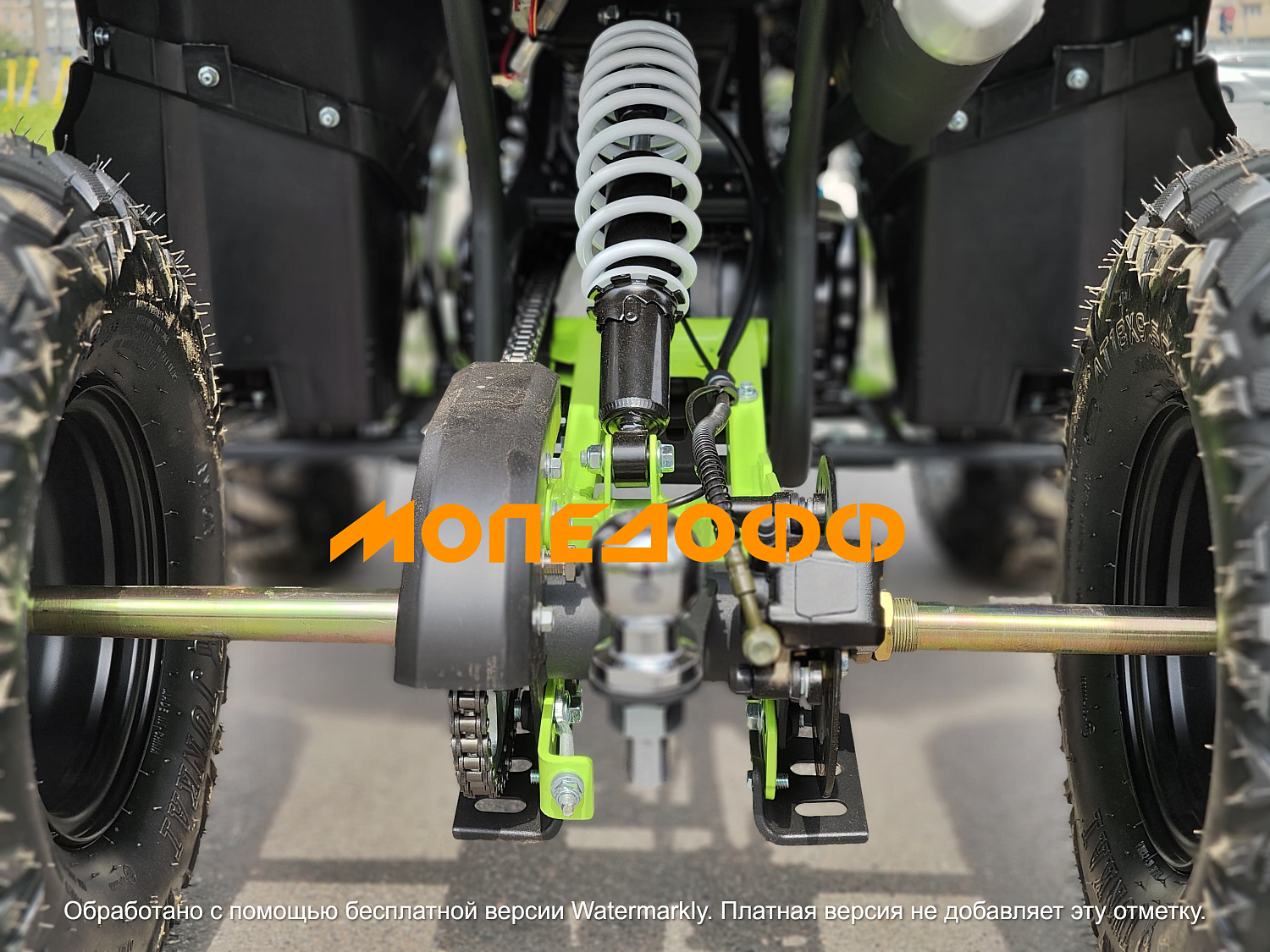 Dazzle Машинокомплект Dazzle ATV125 Classic Black/Lime