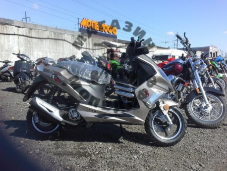 ABM Скутер ABM ZX150S (серый) 150сс 4т
