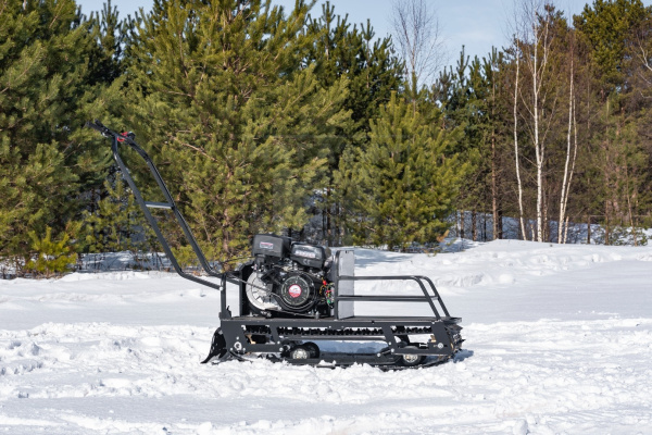 Бурлак М2 Мотобуксировщик Бурлак-М2 LRS Loncin 15 л.с. э/ст длинный на склизах