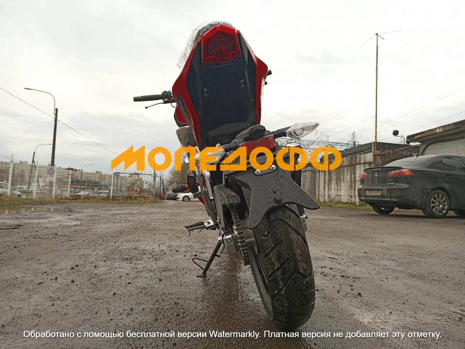 Roliz Мотоцикл Roliz Spider red