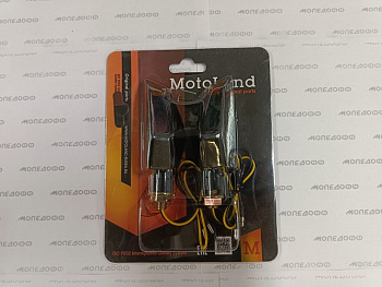 Поворотники LED CH-1037 (к-кт)  в мотомагазине Мопедофф т. 88129814555.
