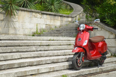 MOTO ITALY Скутер ретро PREMIERA 50 красный