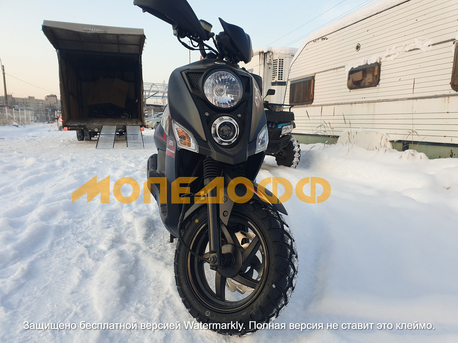 SYM Скутер SYM Crox 125 black