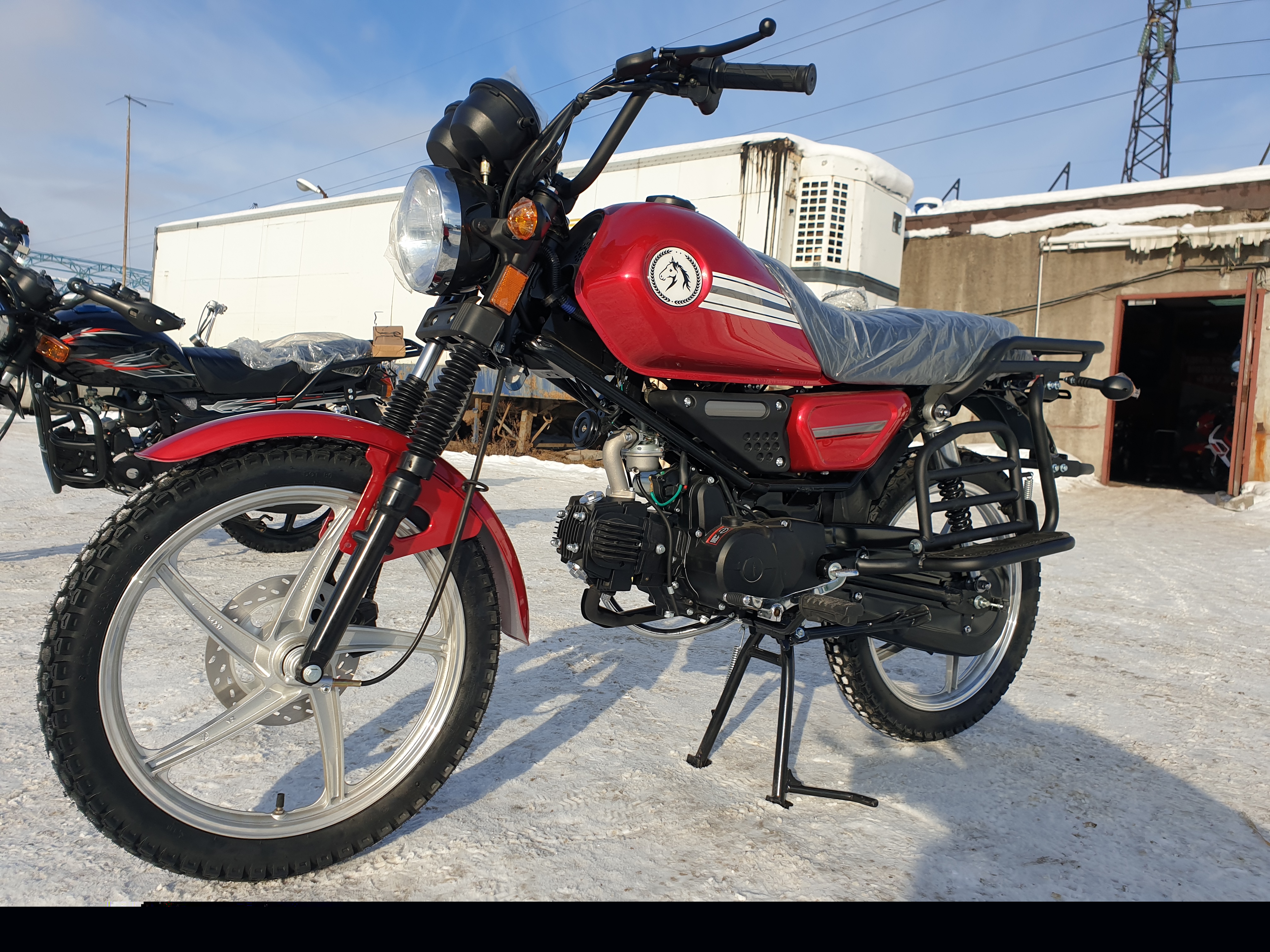 Мопед Colt alloy red