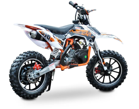 TBOLTUSA Питбайк HIGHPER DB710 2T 49CC 14/12 Orange