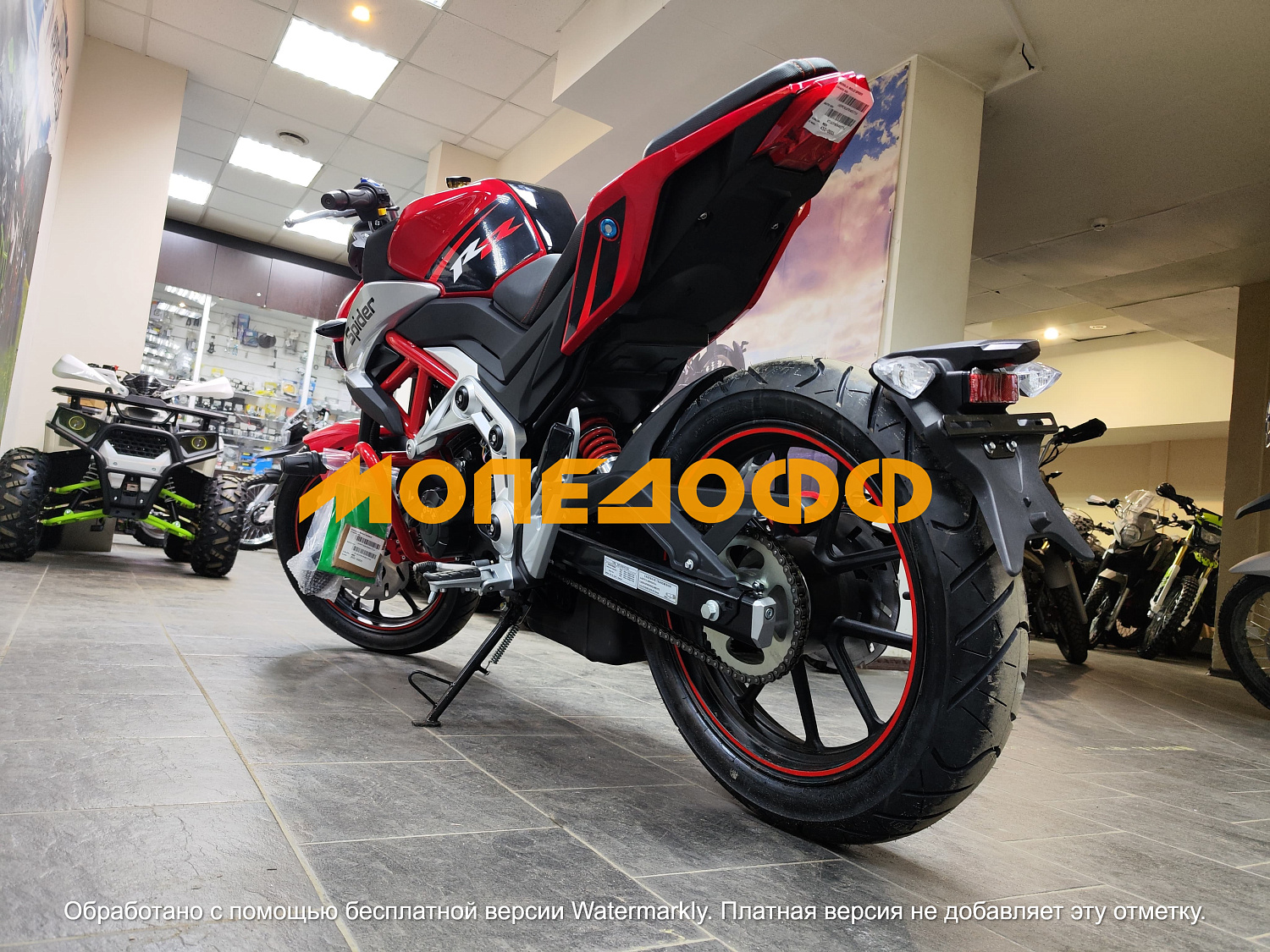 Roliz Мотоцикл Roliz Spider red