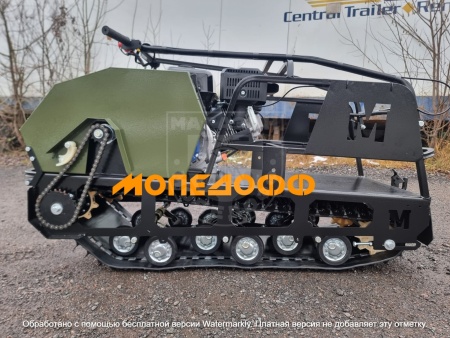 LUXE M500 Мотобуксировщик Мужик М500 22л.с. хаки с реверсом