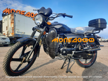 MM Мопед ALPHA RAID Black 110(50) Альфа