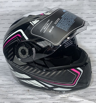 Шлем модуляр c очками Jiekai Zebra XL