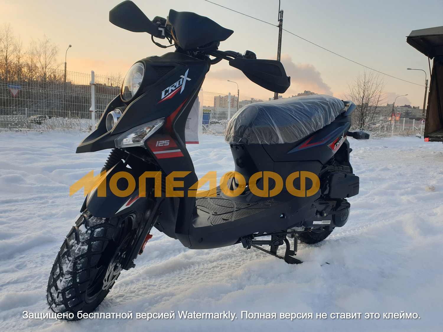 SYM Скутер SYM Crox 125 black