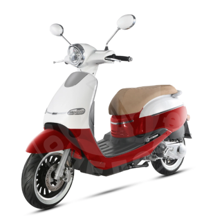 The Sinnis Range Скутер Cruise white red