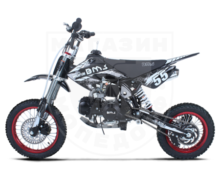 BMS Питбайк BMS PRO PREMIUM 125 черный