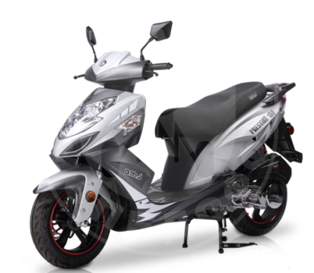 BMS Скутер PRESTIGE 150 серый